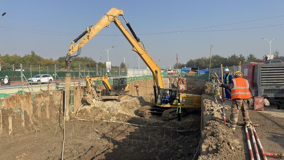 Купить Hydraulic Vibroflotation Compaction Equipment High Compaction Efficiency Achieved online manufacture