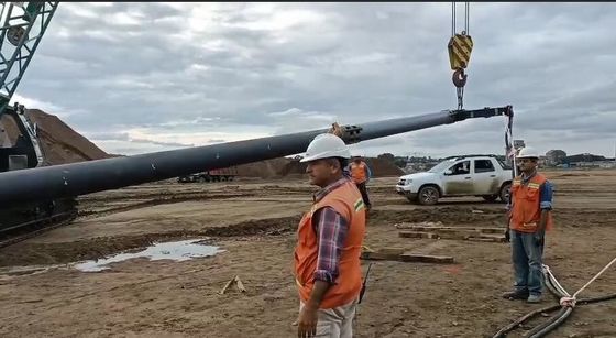 Электрическое устройство для укрепления грунта мощностью 180 кВт