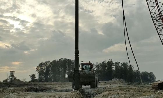Виброфлотация 180 кВт для уплотнения глубоких фундаментов
