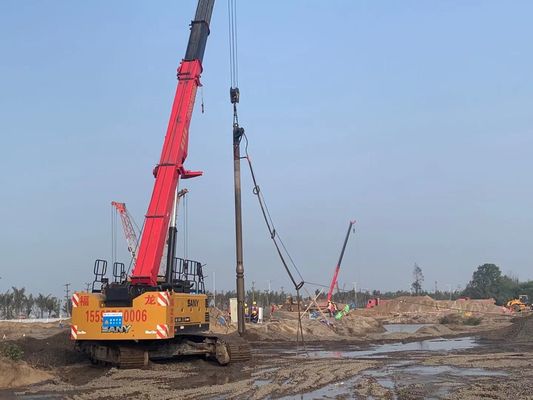 Техника виброфлотации верхнего питания для уплотнения растворов глубокой основы почвы