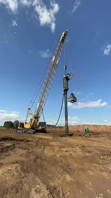 Замена каменной колонны Vibro песчаная уплотнительная куча Нижний корм Vibroflot Движение для улучшения почвы