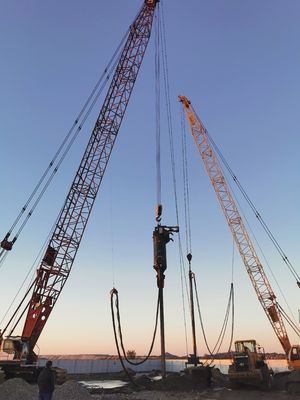 180 КВт вибрационная мощность нижнее питание вибрирующая компостирующая машина уменьшение оседания и увеличение грузоподъемности сделано легким