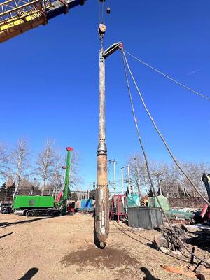 BVEM 2600 r/min rotation speed hydraulic vibroflot pile driver