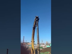 Вибро уплотнение сухим методом строительства - Гидравлическое оборудование виброфлота на экскаваторе